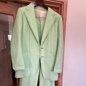 Vintage 1970’s ? Mint Green Suit